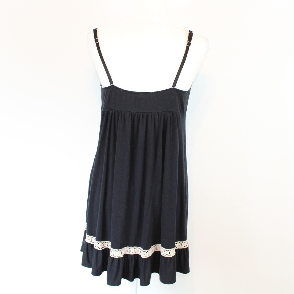 Underella by Ella Moss Black Chemise, size LARGE - Picture 2 of 3